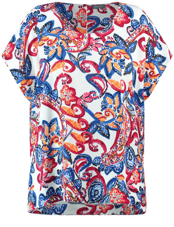 Blusenshirt mit Paisley-Print