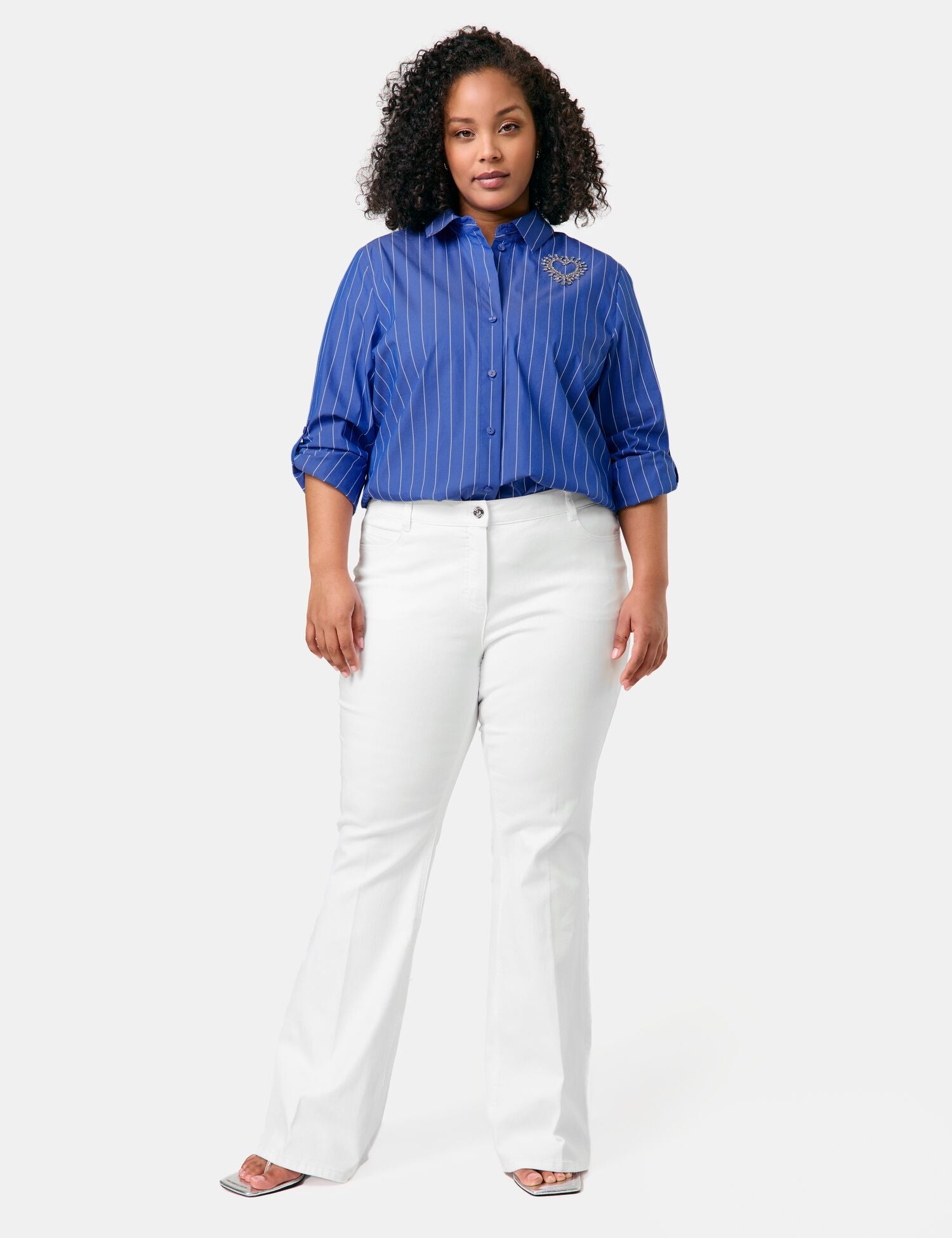 Samoon Jeans  weiß