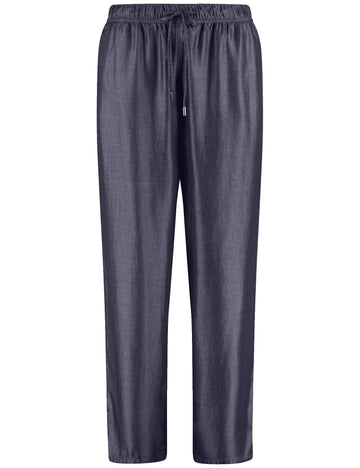 Hose mit Denim-Optik