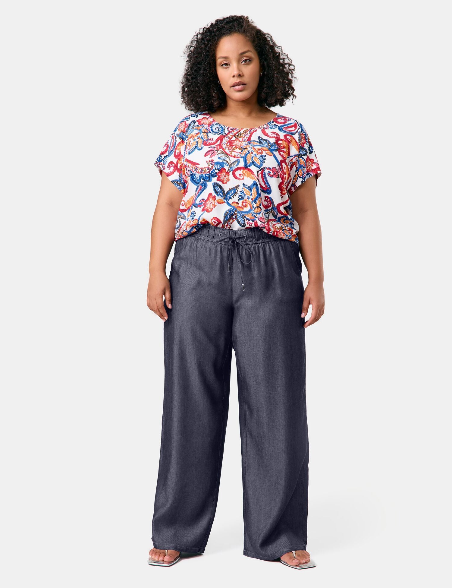 Samoon Culottes  dunkelblau