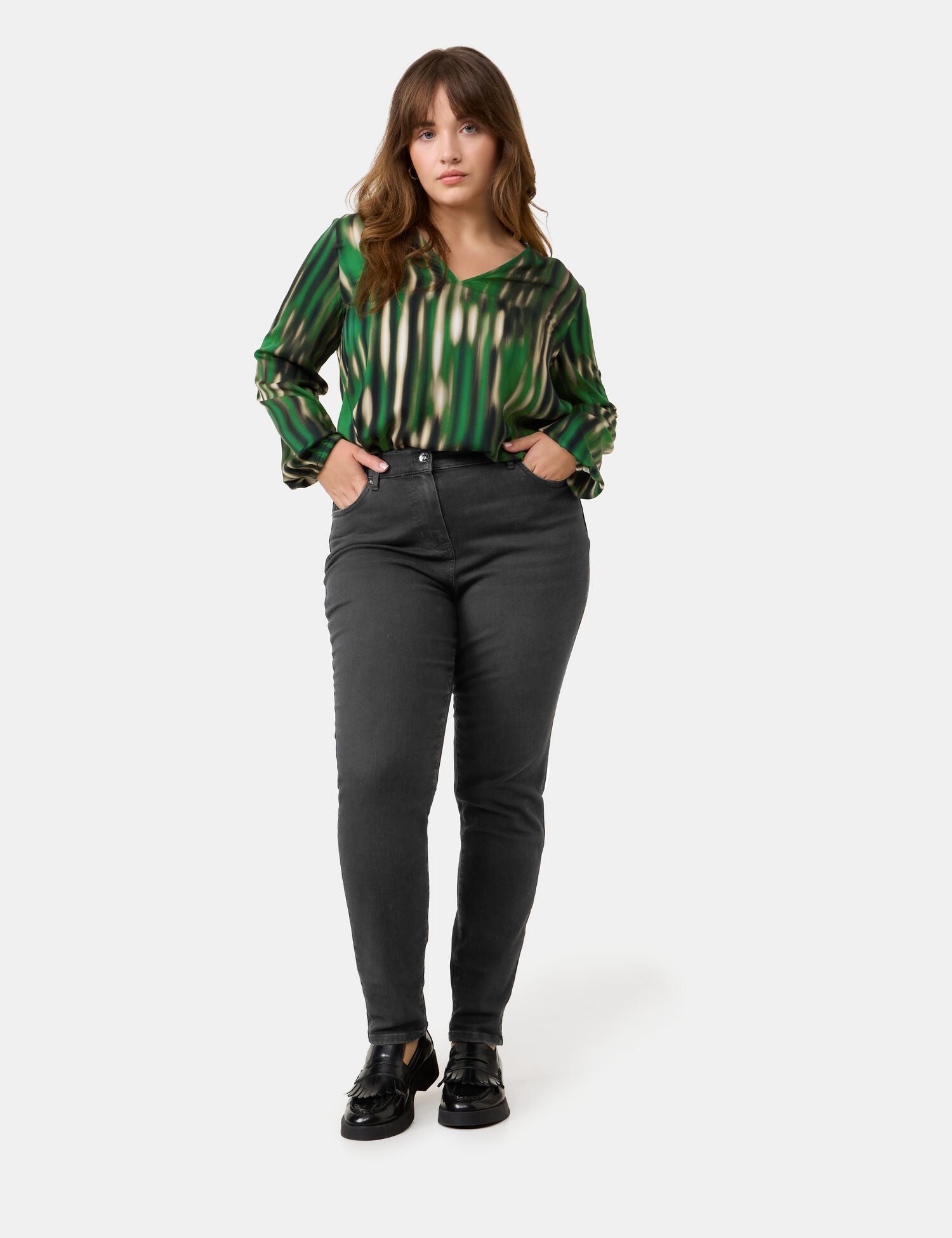 Samoon Skinny, Slim  schwarz