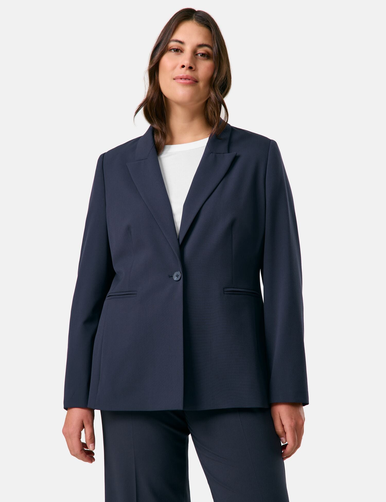 Samoon Blazer  dunkelblau