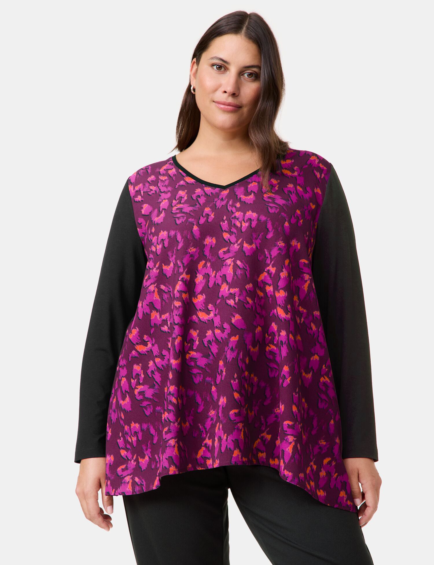 Samoon Langarmshirts  pink