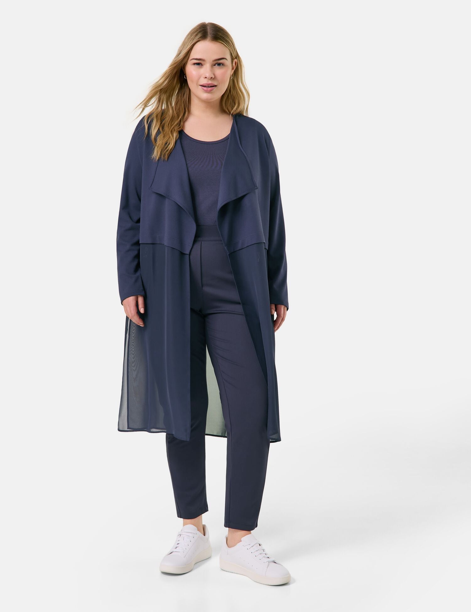 Samoon Strickjacken  blau