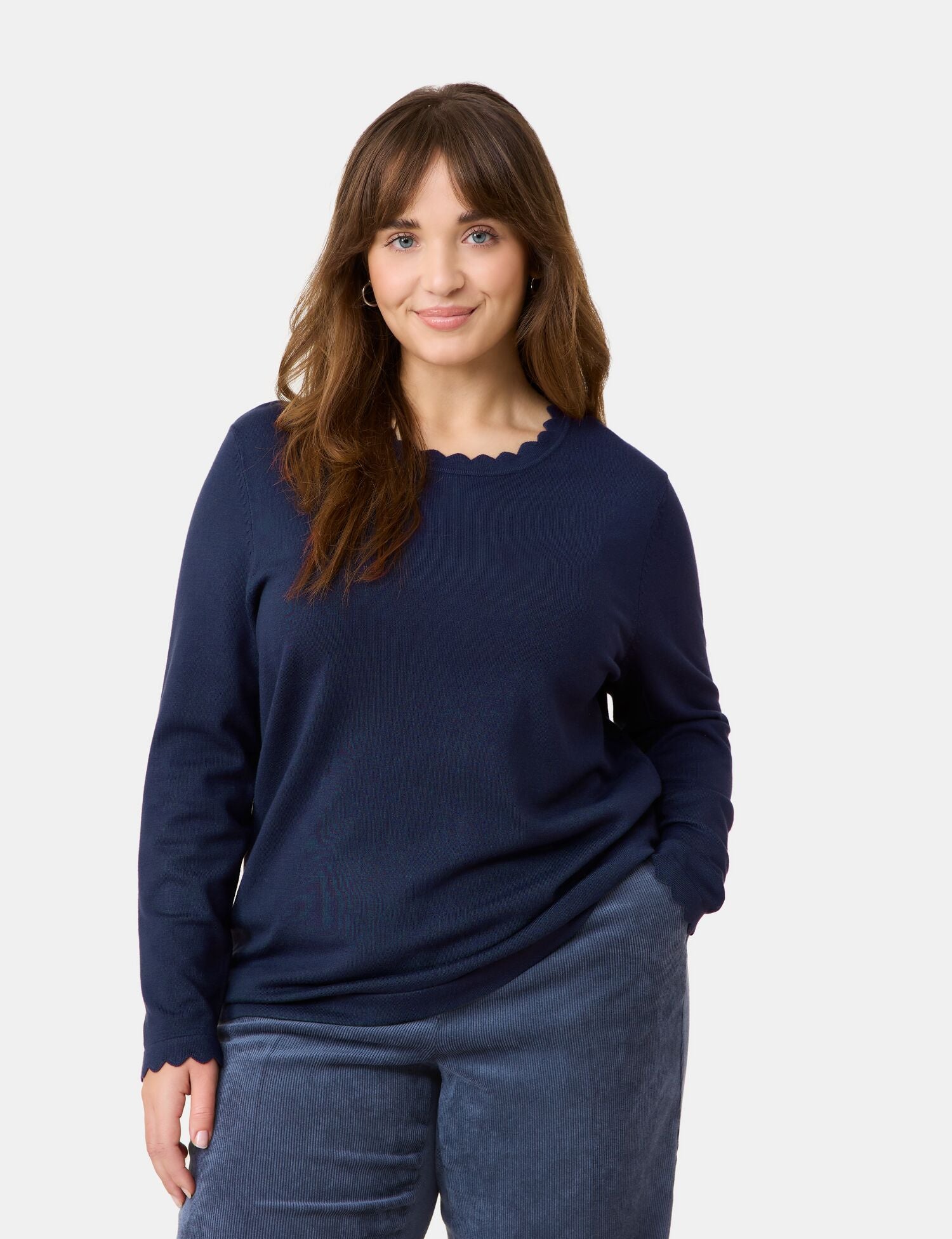 Samoon Pullover  dunkelblau
