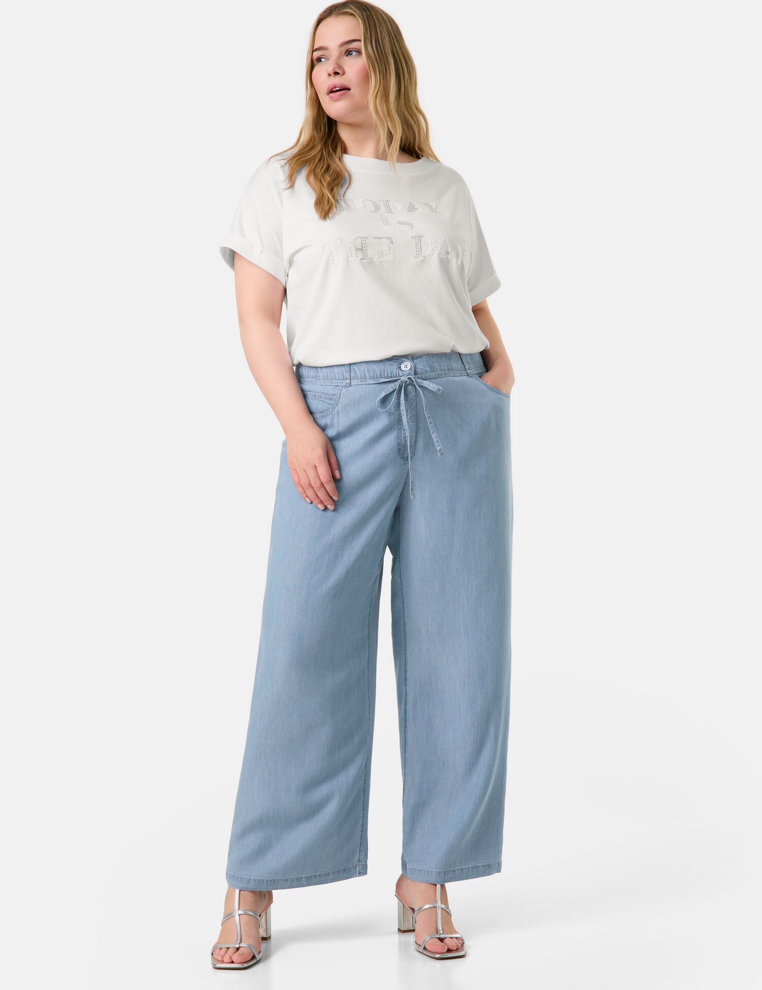 Samoon Culottes  hellblau