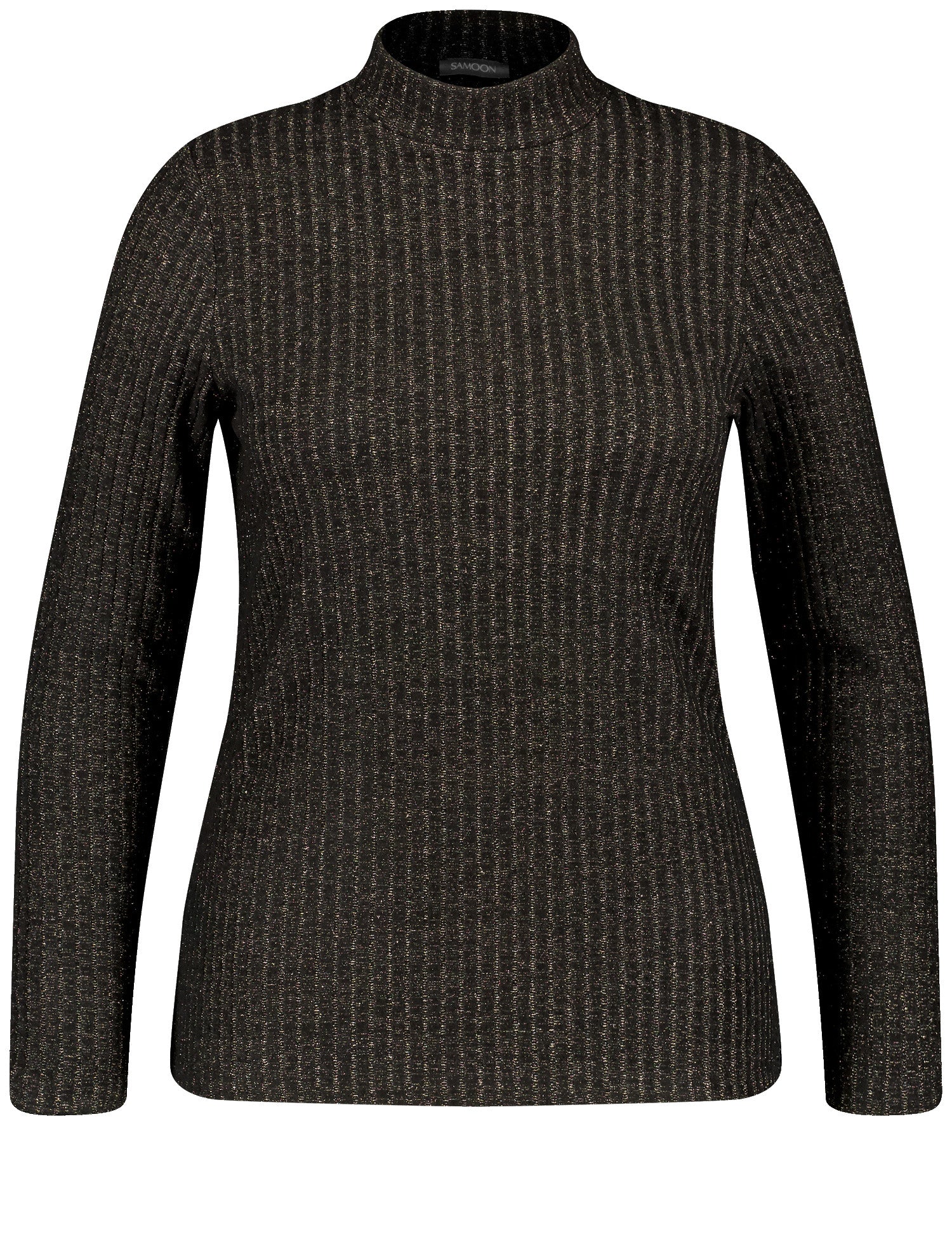 Samoon Langarmshirts  schwarz
