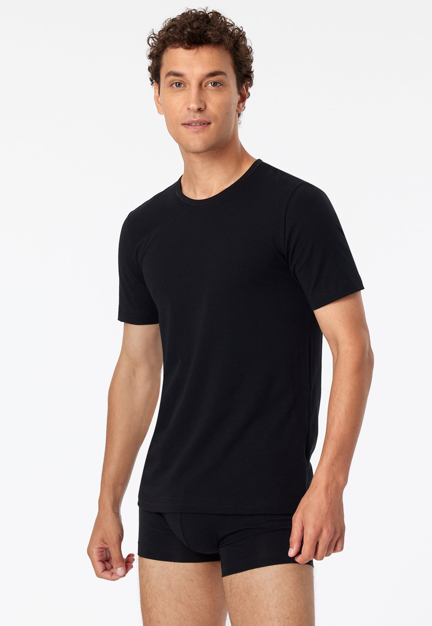 Schiesser Shirts  schwarz