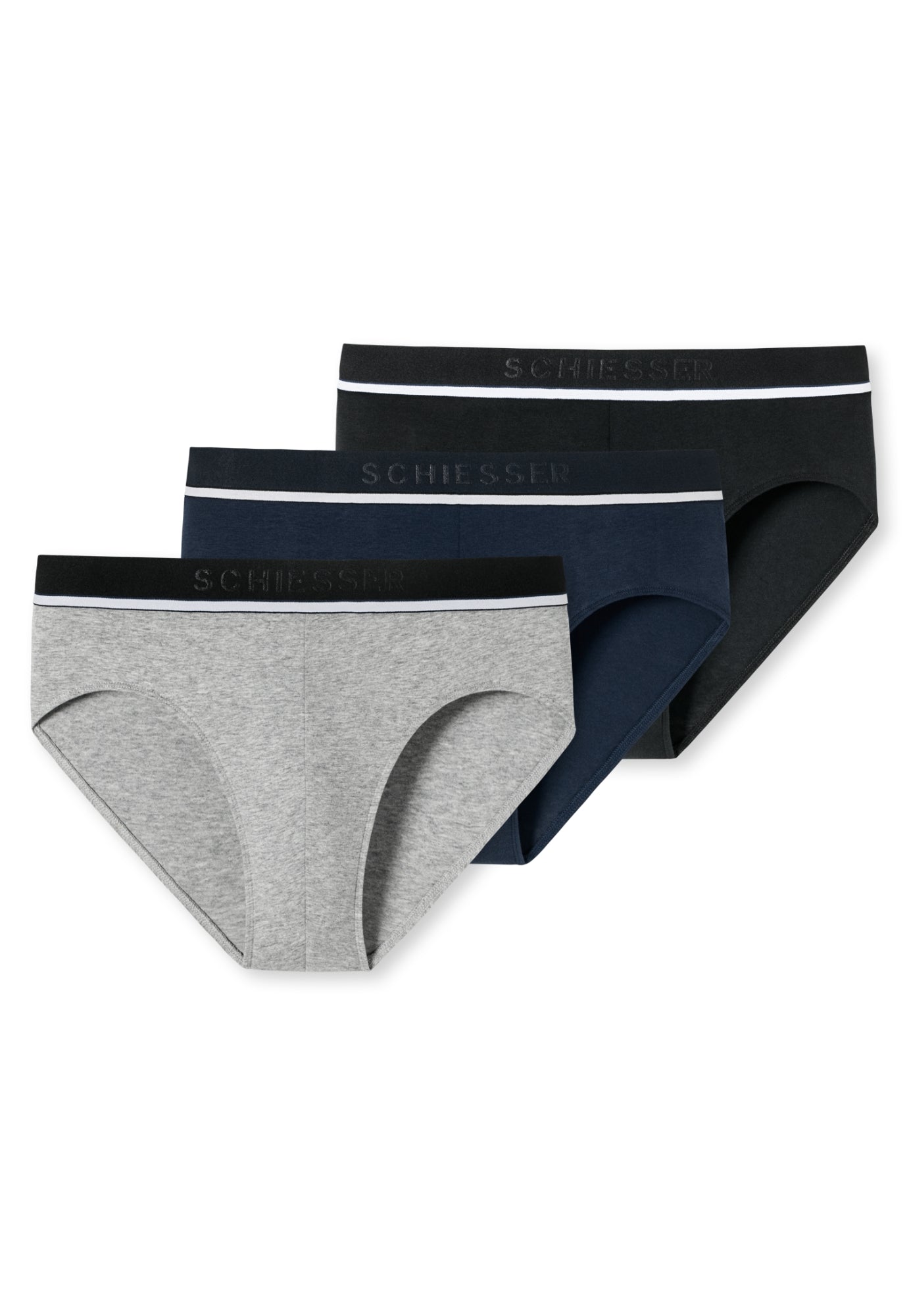 Schiesser Unterhosen  grau