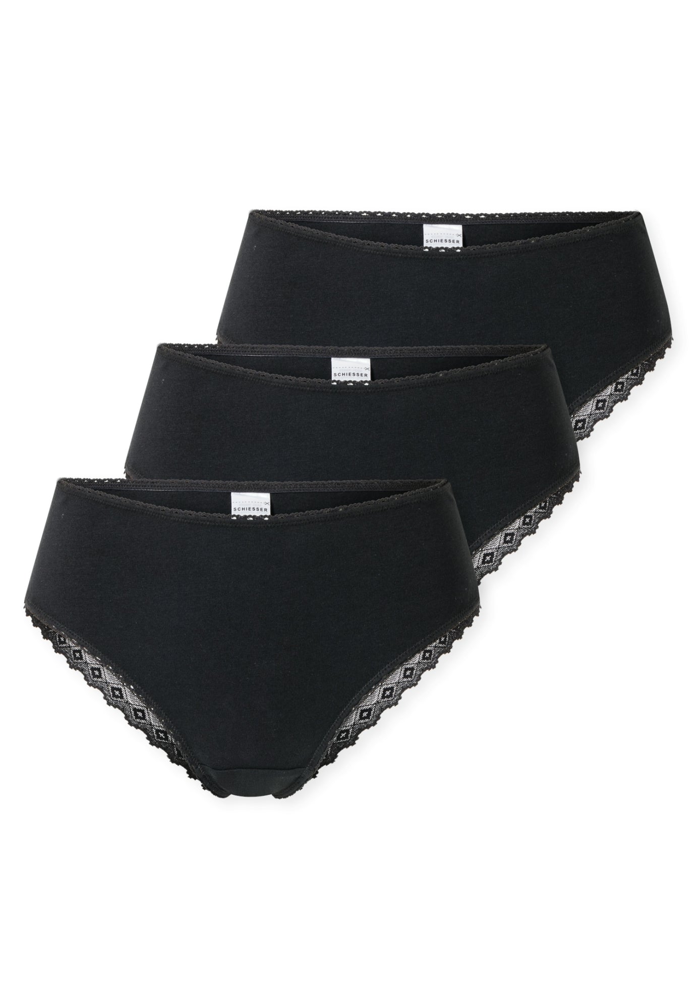 Schiesser Slips  schwarz