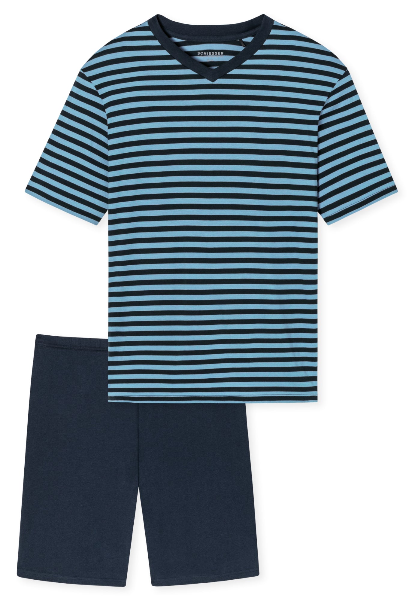 Schiesser Pyjamas  blau