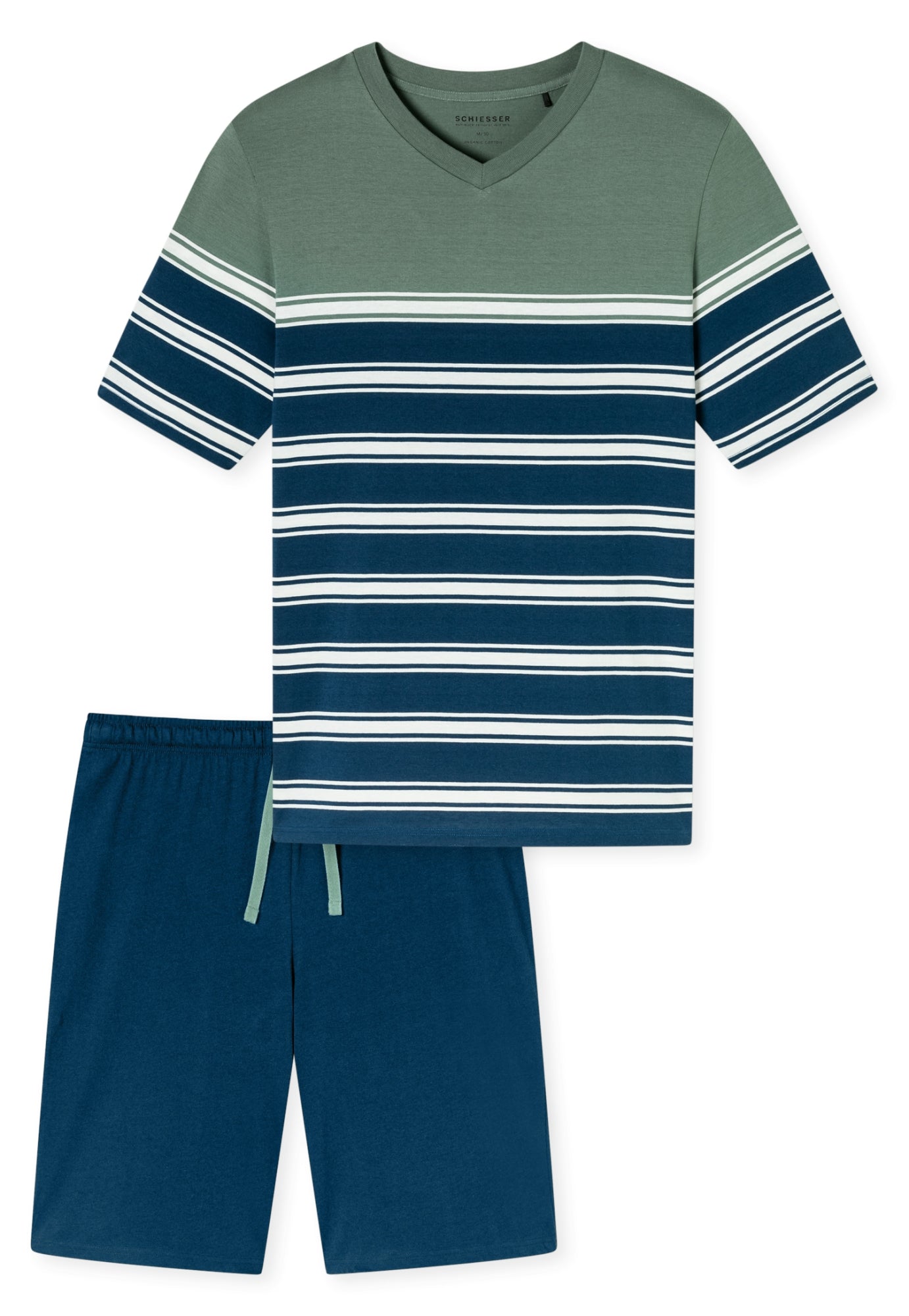 Schiesser Pyjamas  blau