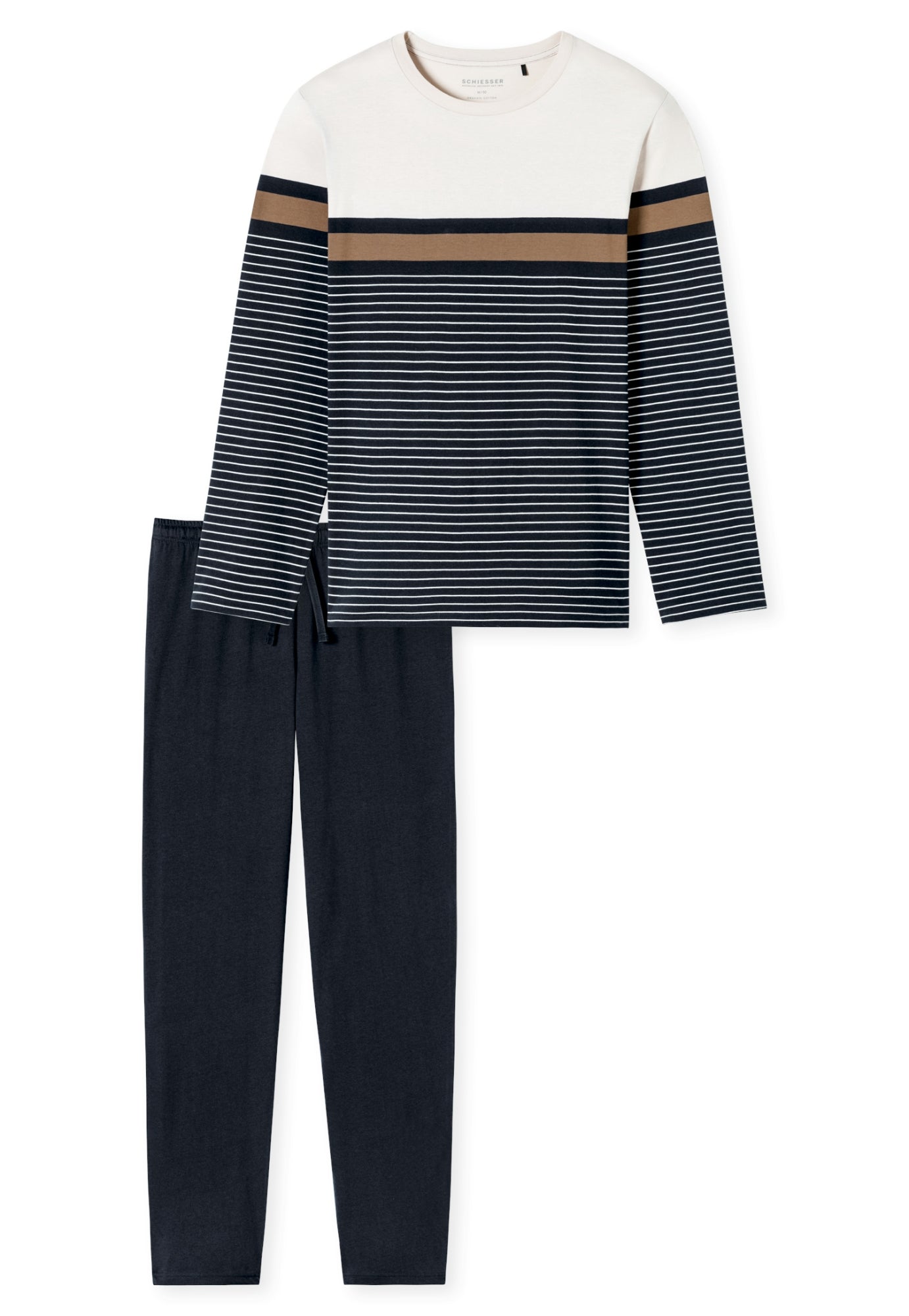 Schiesser Pyjamas  dunkelblau