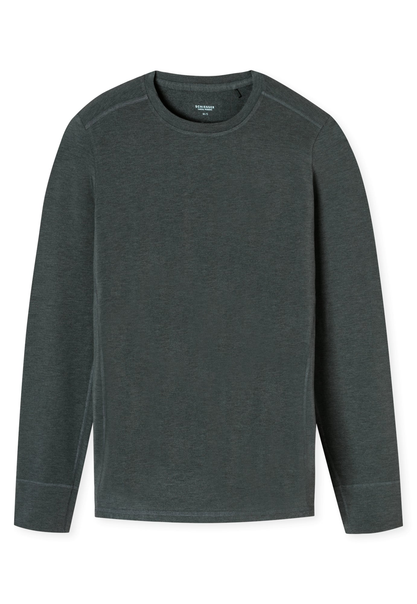 Schiesser Pyjamashirts  dunkelgrau