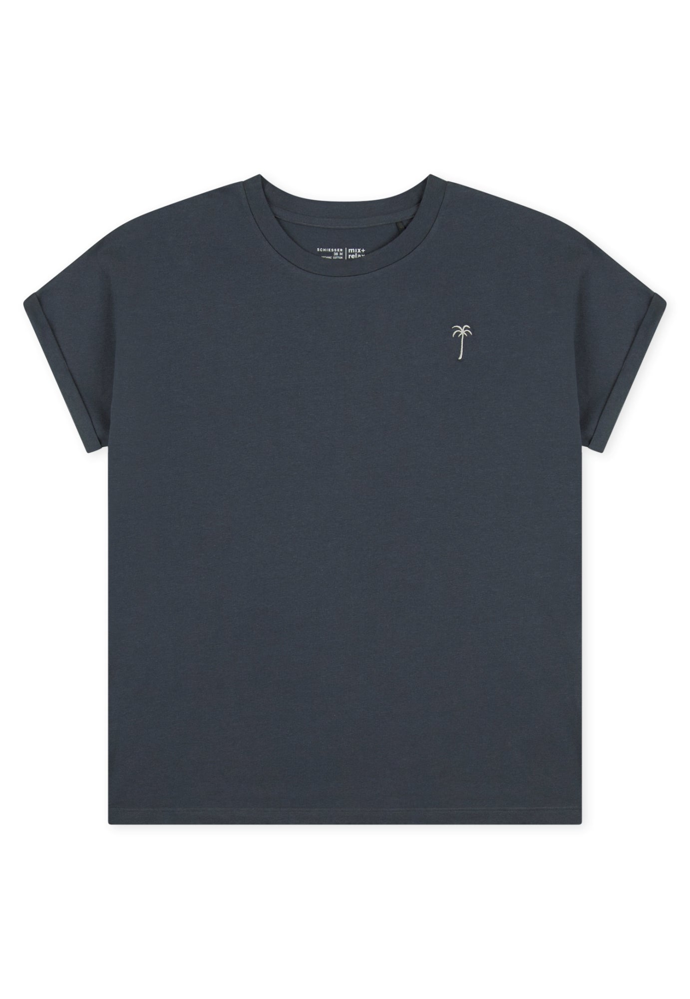 Schiesser Pyjamashirts  dunkelgrau