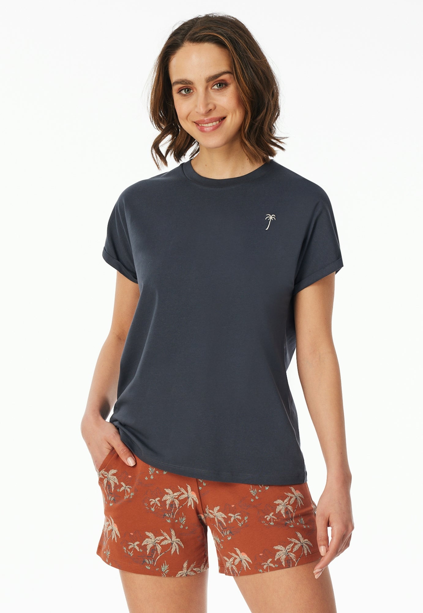 Schiesser Shirts  dunkelgrau