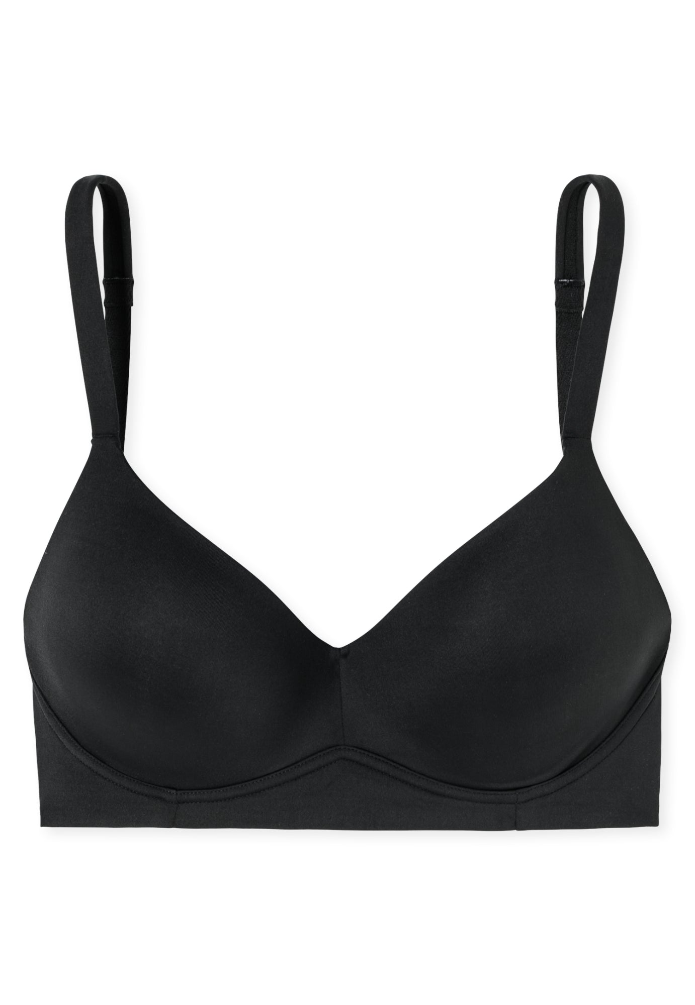 Schiesser Push-up-BHs  schwarz
