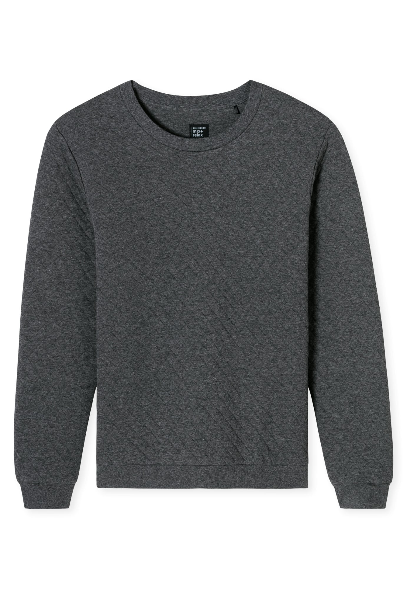 Schiesser Pyjamashirts  grau