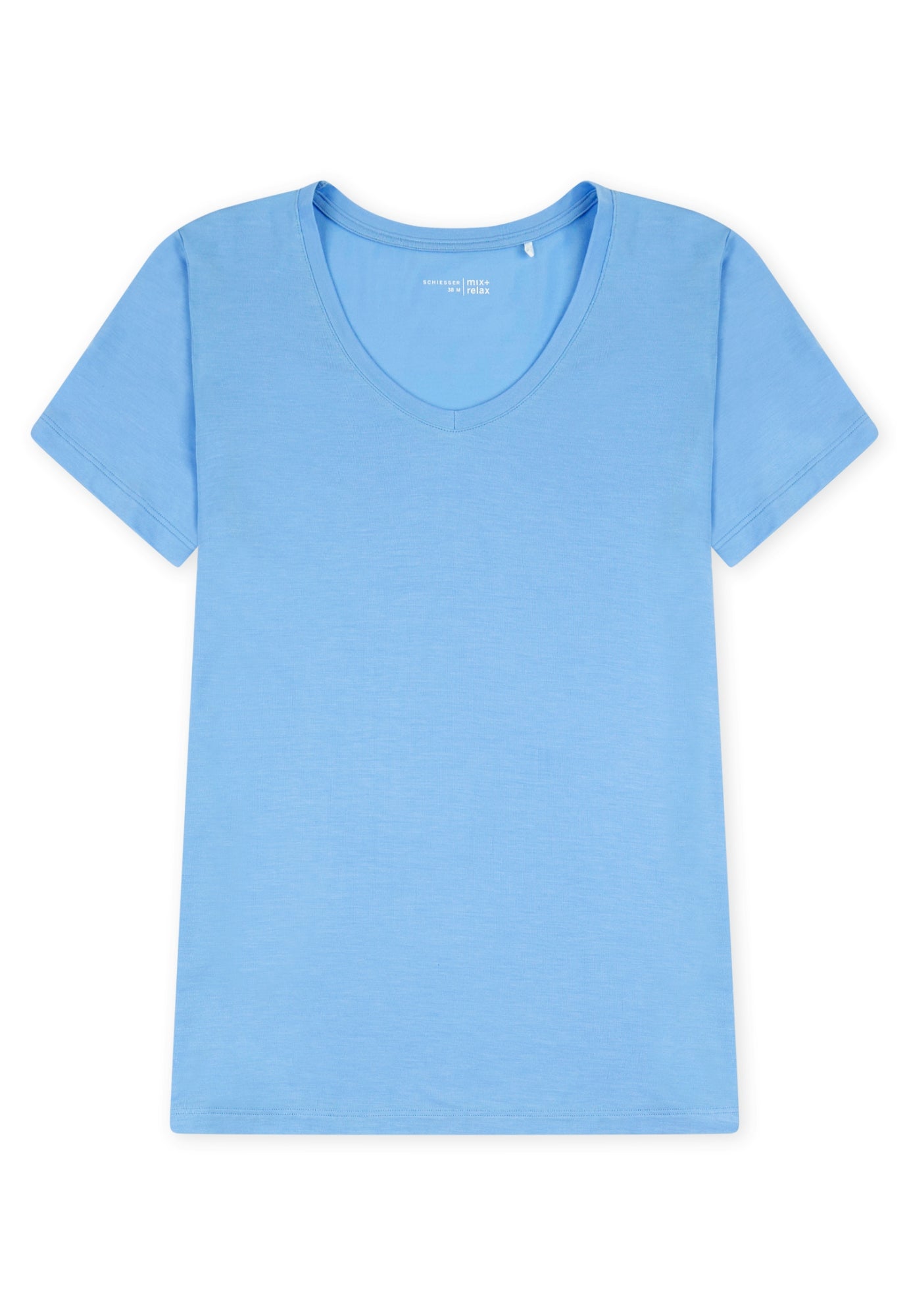 Schiesser Pyjamashirts  hellblau