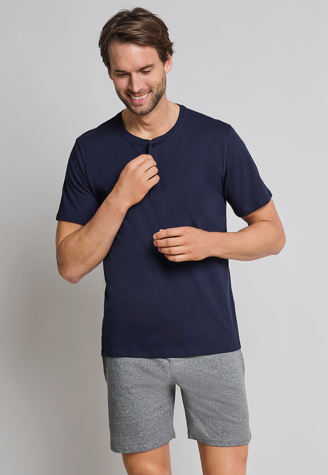 Schiesser Shirts  dunkelblau