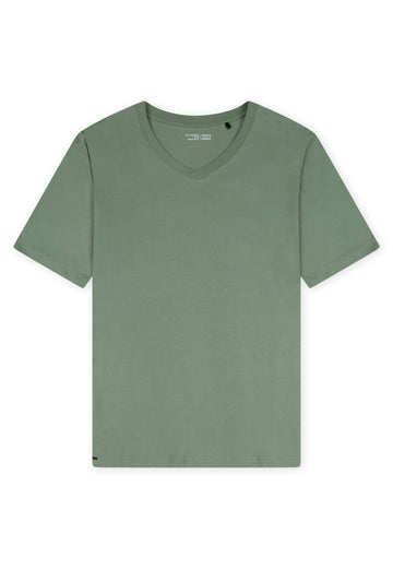 T-Shirt mit V-Ausschnitt