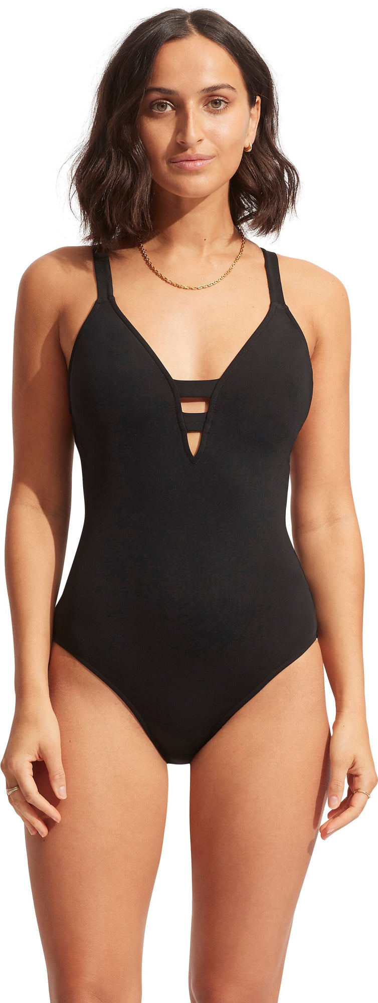 Seafolly Badeanzüge  schwarz