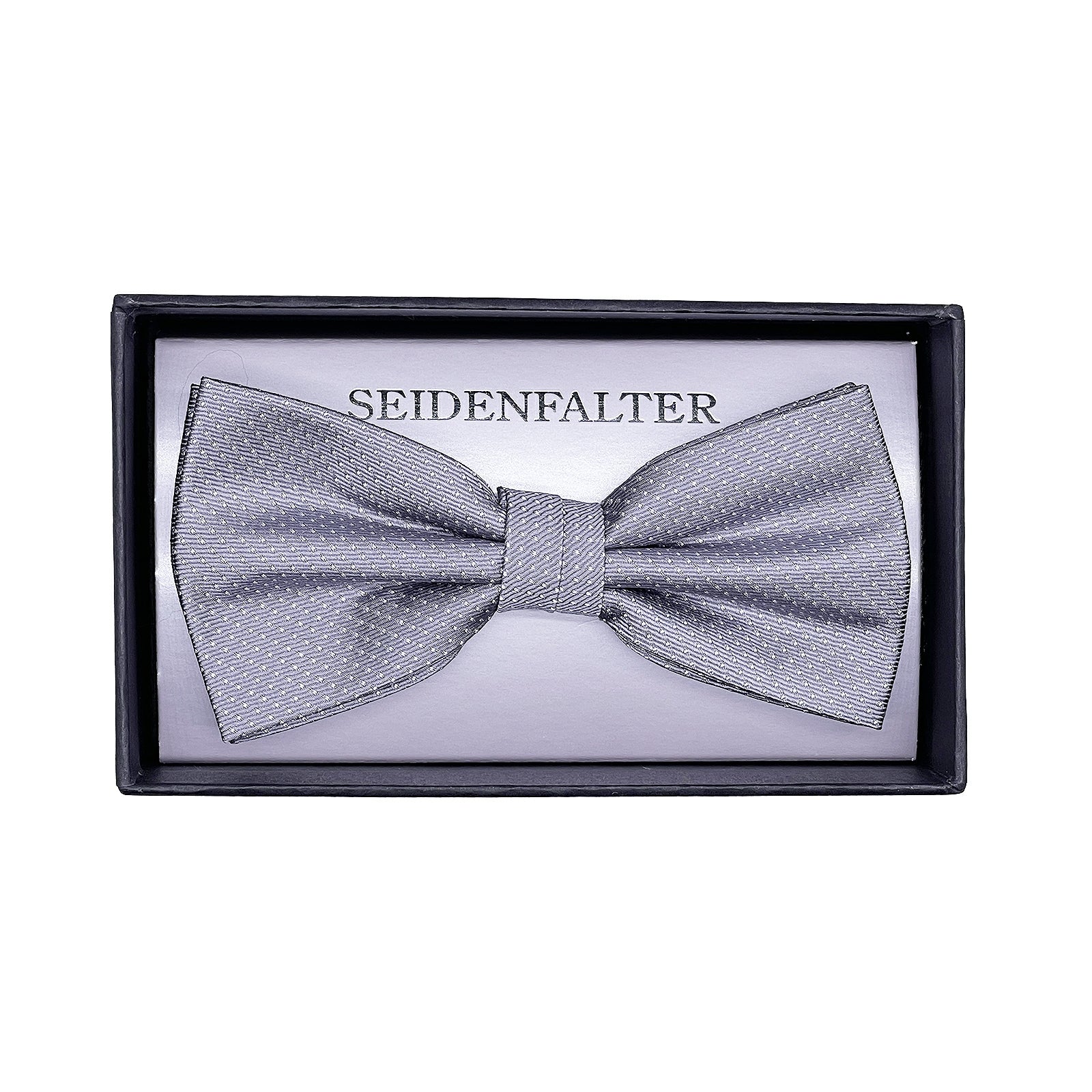 Seidenfalter Krawatten, Fliegen  hellgrau