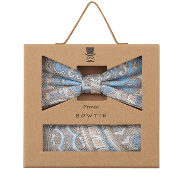 Prince Bowtie Set Fliege + Einstecktuch
