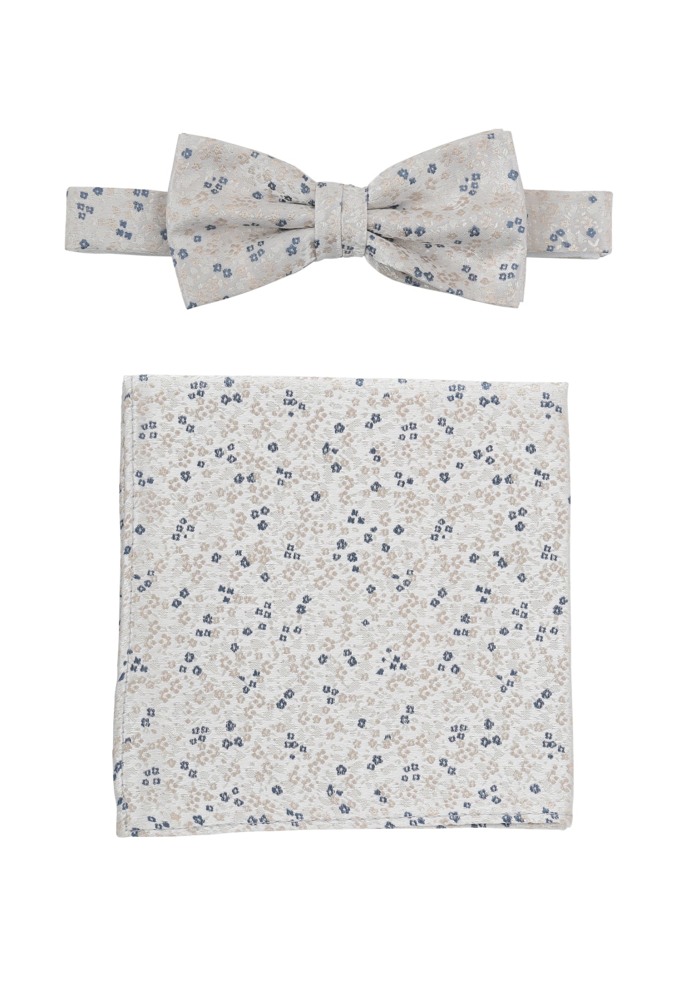 Seidenfalter Krawatten, Fliegen  beige