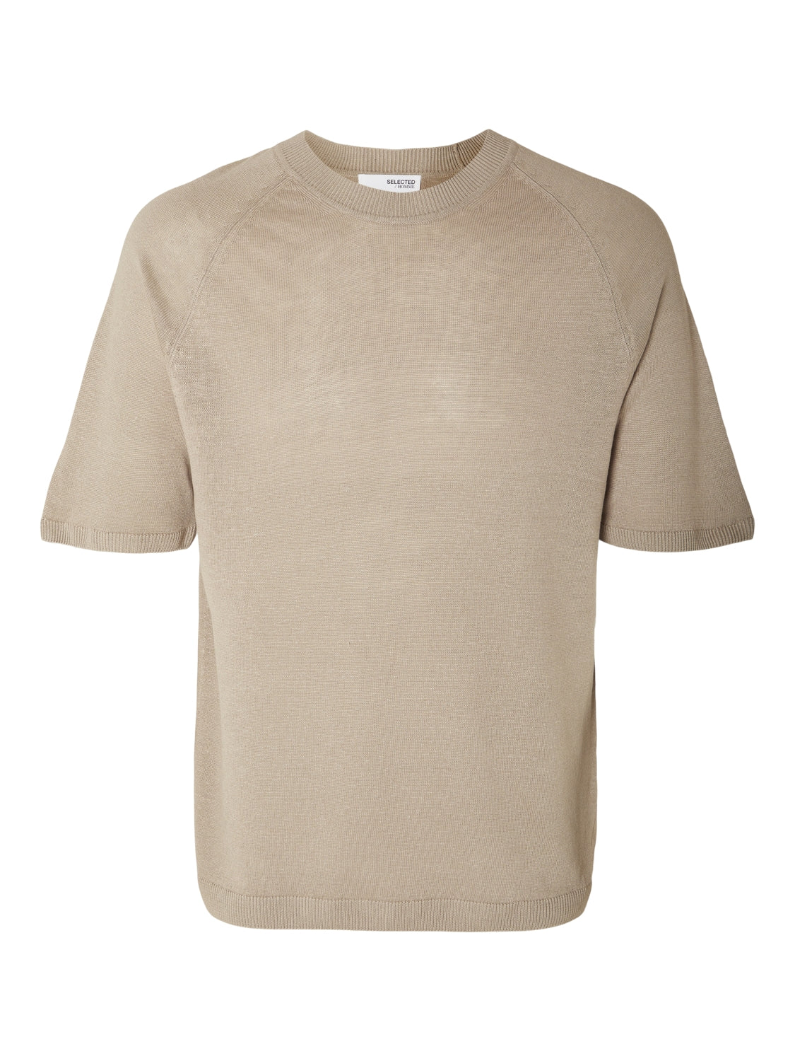 Selected T-Shirts  hellbraun