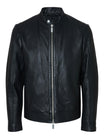 Selected Lederjacken  schwarz