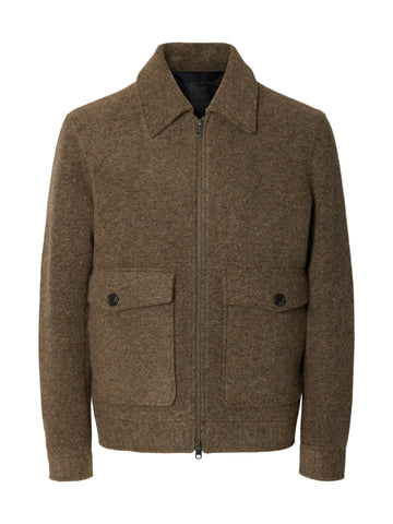 SLHJAKOB Wollmix-Jacke