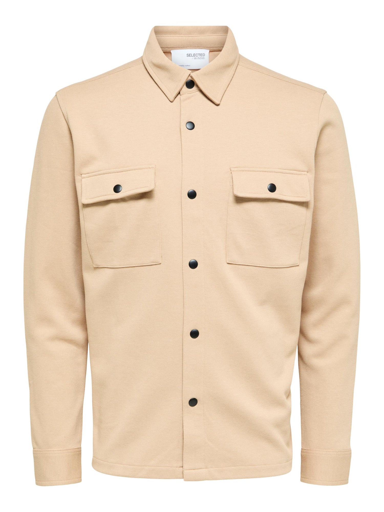 Selected Langarmshirts  beige