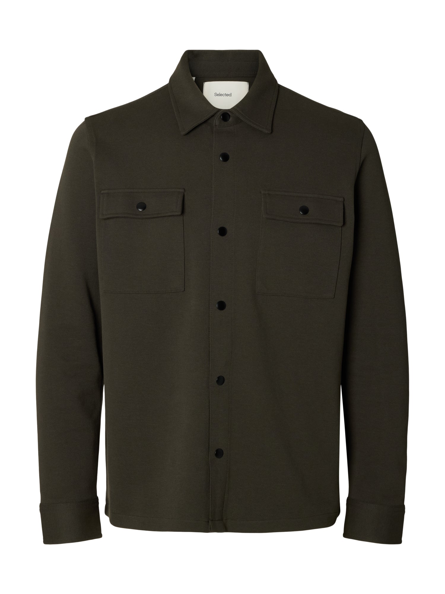 Selected Langarmshirts  khaki
