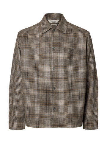 SLMRLXSVEND Kariertes Overshirt