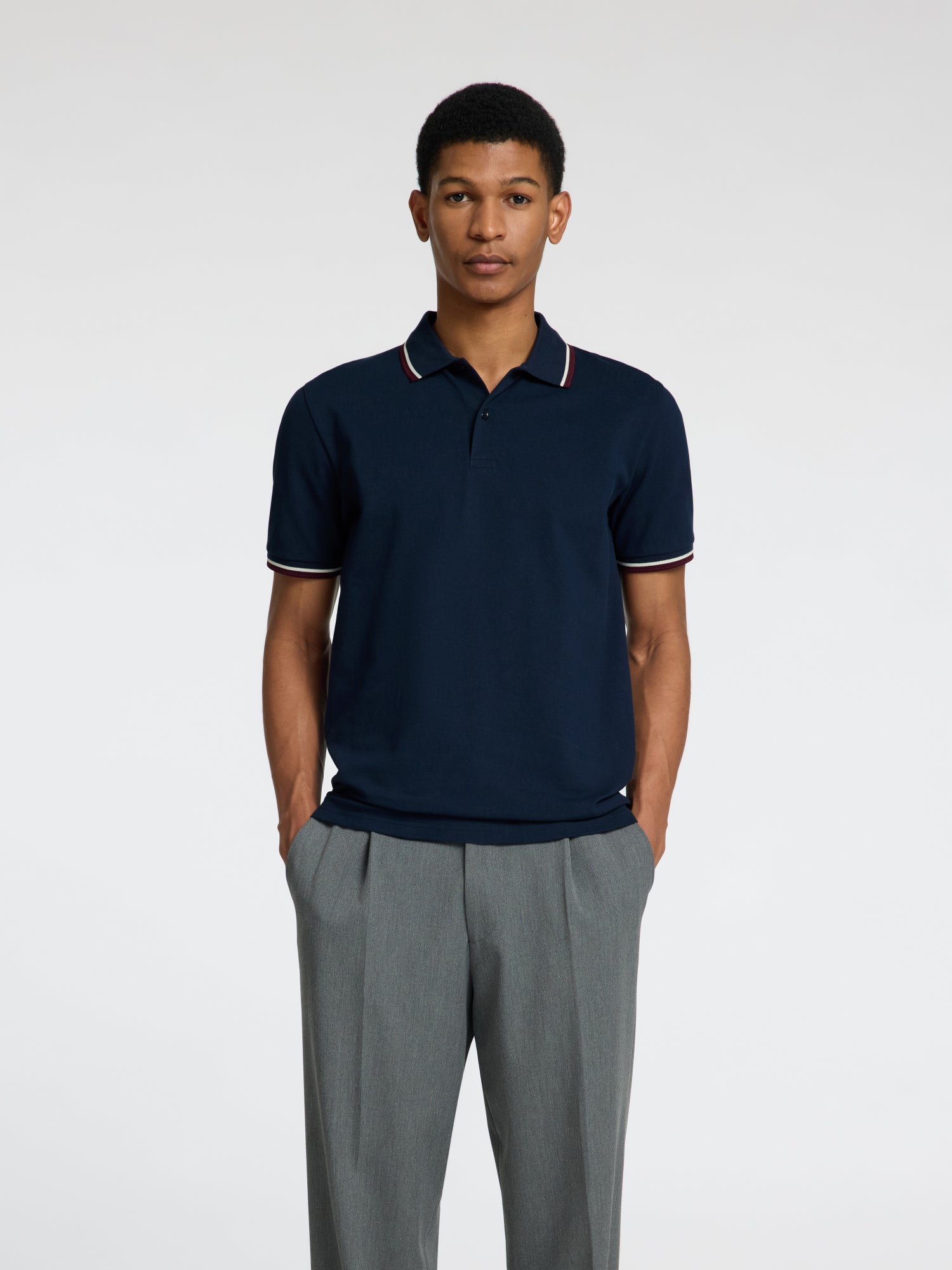 Selected Poloshirts  dunkelgrün