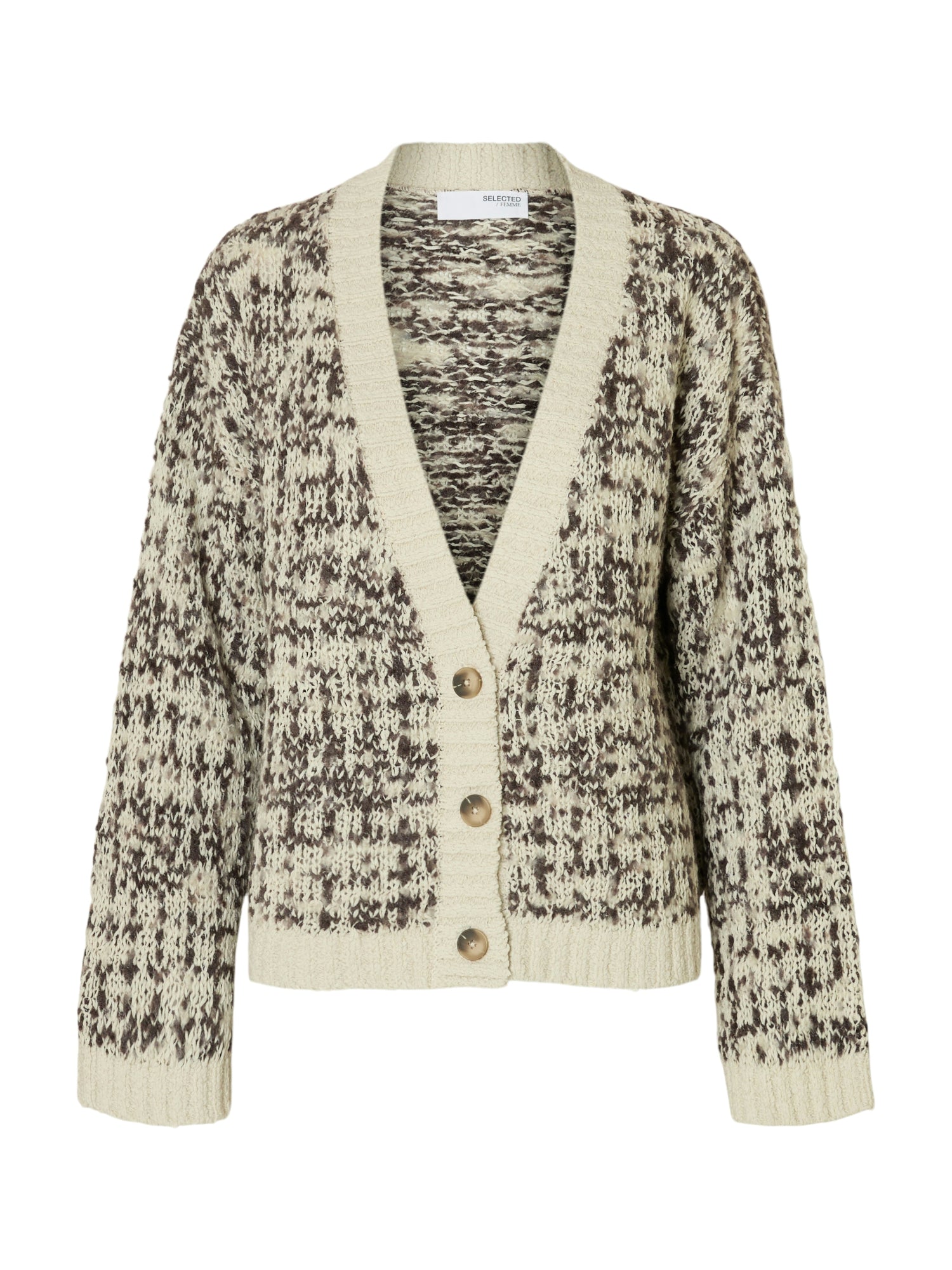 Selected femme Strickjacken  beige