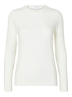 Selected femme Langarmshirts  weiß