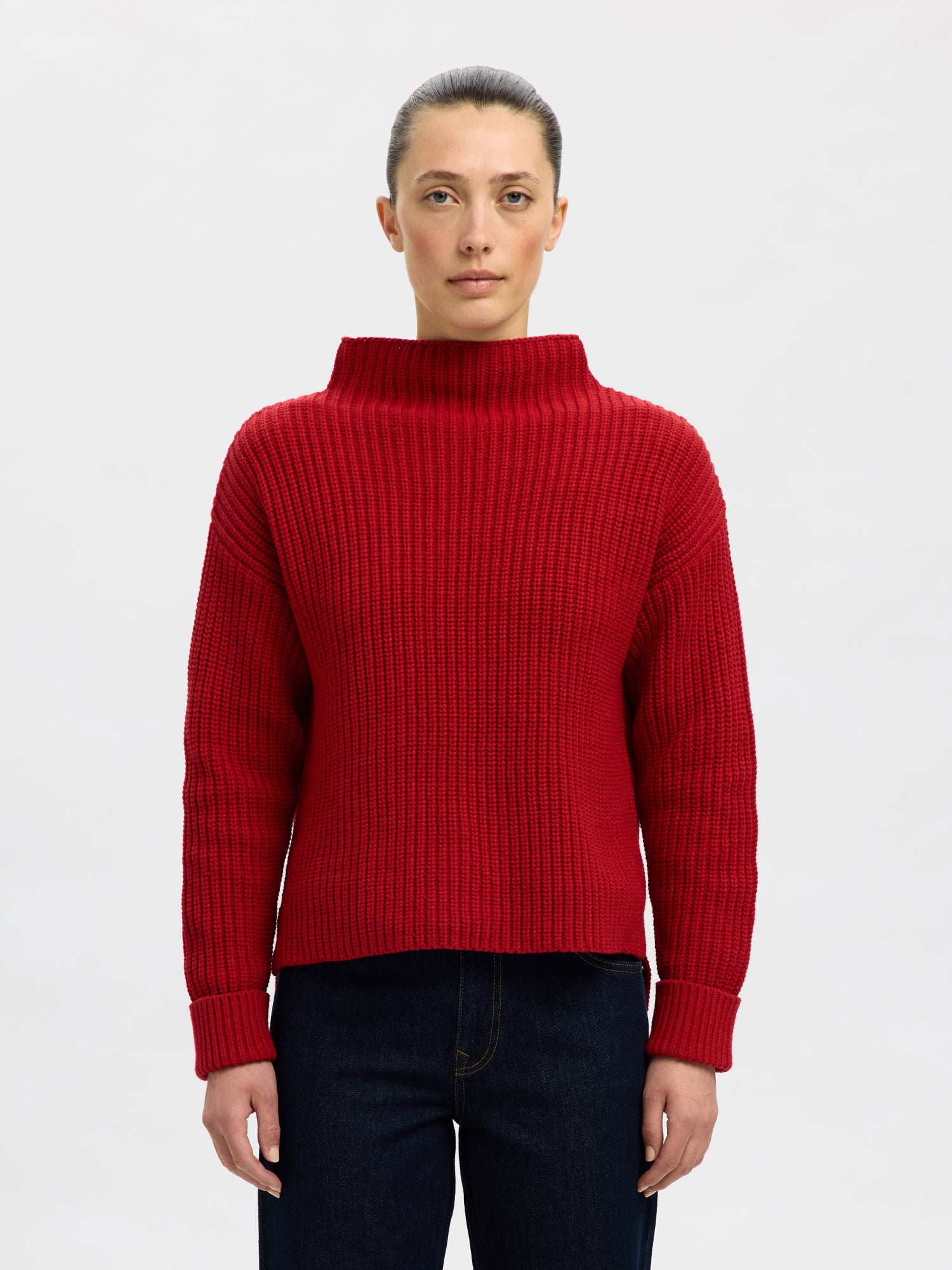 Selected femme Pullover  rot