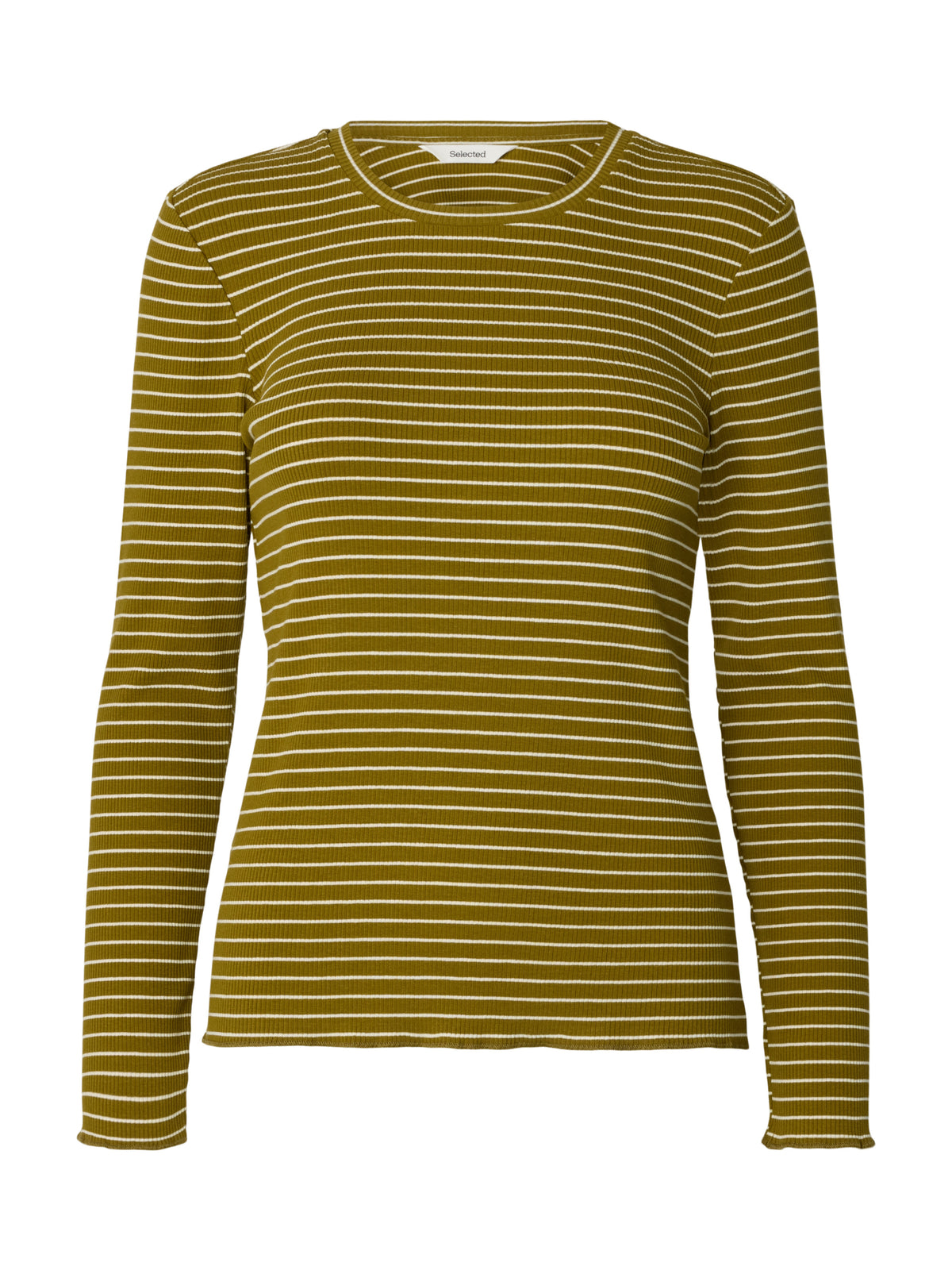 Selected femme Langarmshirts  grün