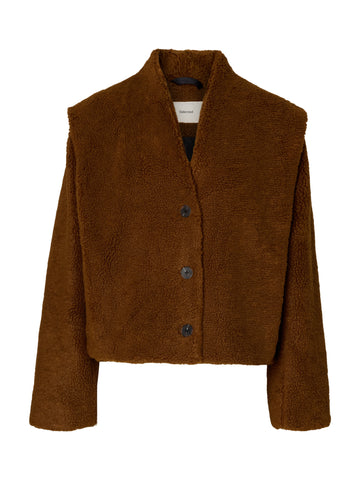 SLWISABEL Cropped Teddyjacke