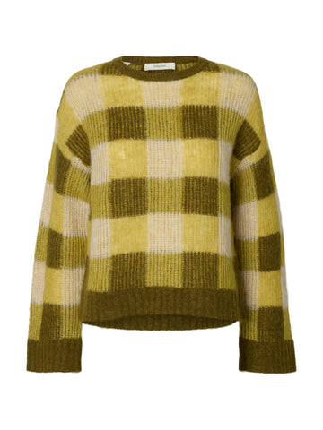 SLWLULU Strickpullover mit Karo-Design
