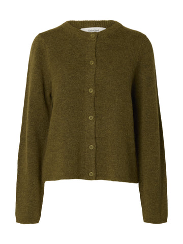 SLWLULU Wollmix Strickjacke