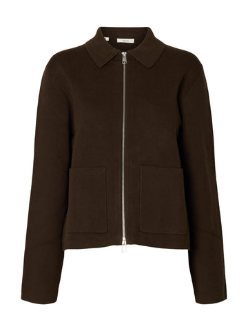 SLWMIKA Strickjacke aus Bio-Baumwolle mit 2-Wege-Reißverschluss