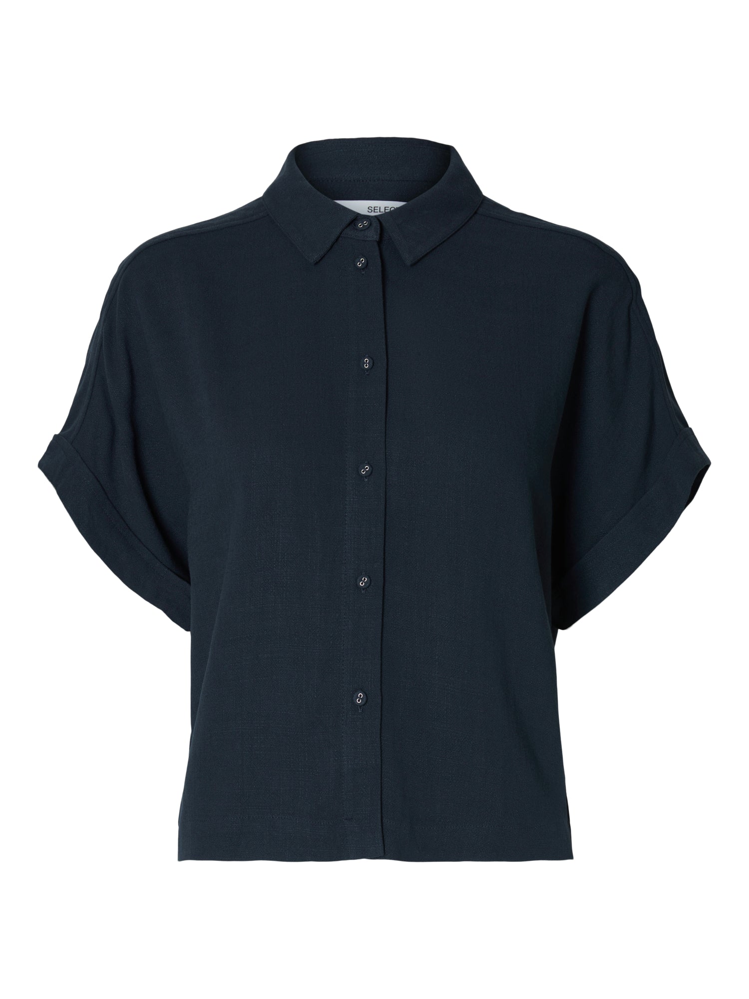 Selected femme Hemdblusen  dunkelblau