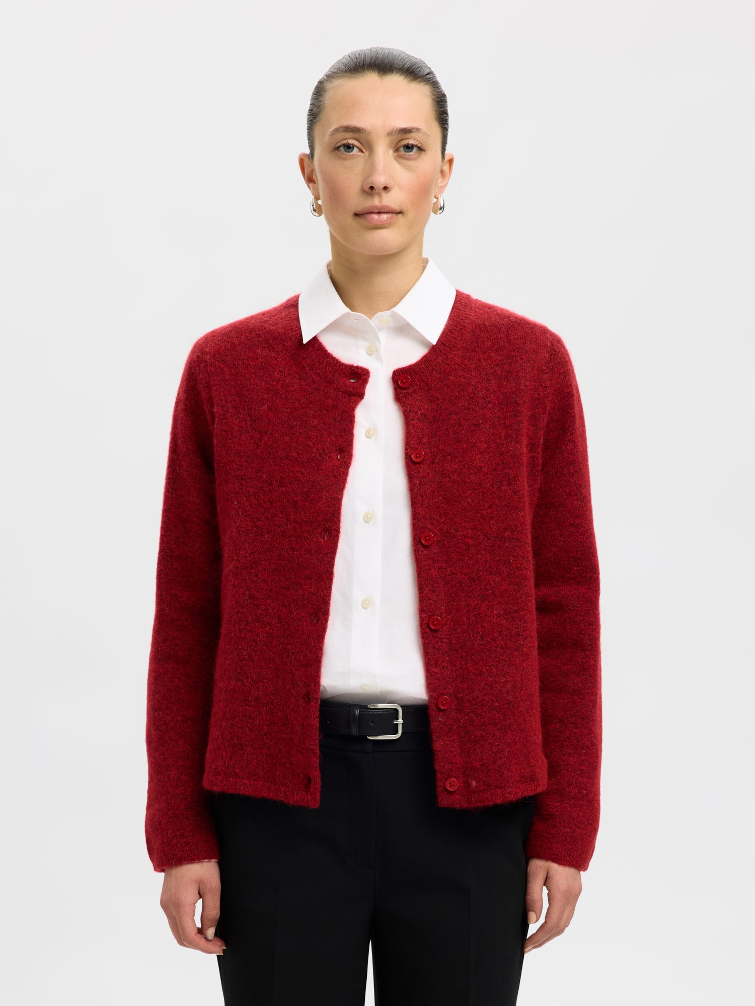 Selected femme Strickjacken  rot