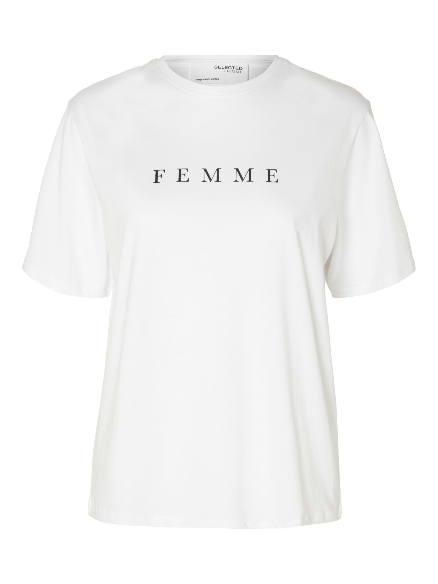 Selected femme T-Shirts  weiß