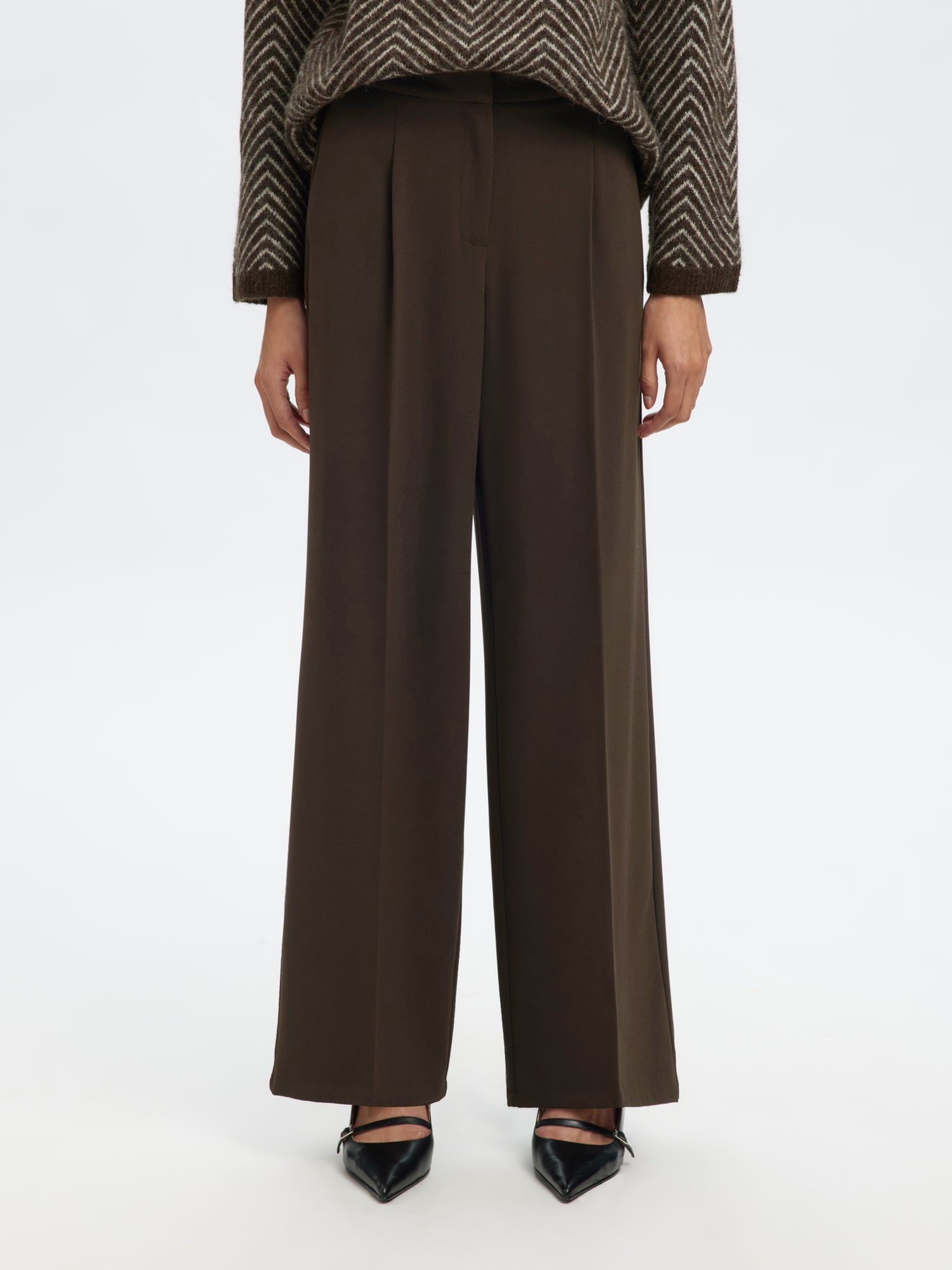 Selected femme Businesshosen  braun