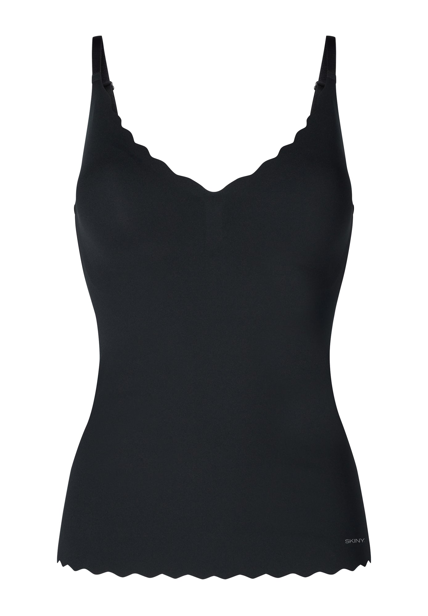 Skiny Pyjamashirts  schwarz