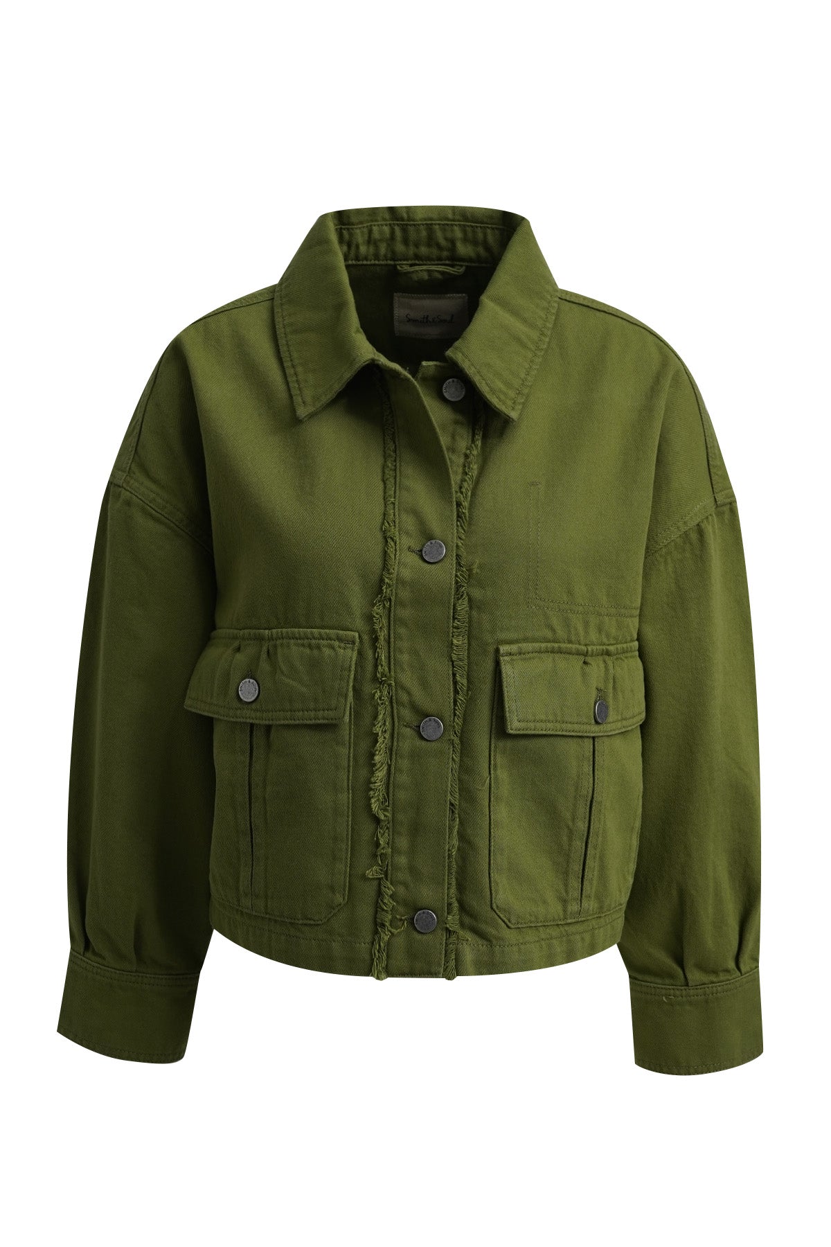 Smith & Soul Jeansjacken  oliv